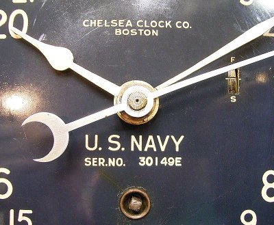 画像2: CHELSEA DECK CLOCK MECHANICAL(MAINSPRING) U.S.NAVY 1930-40'S 
