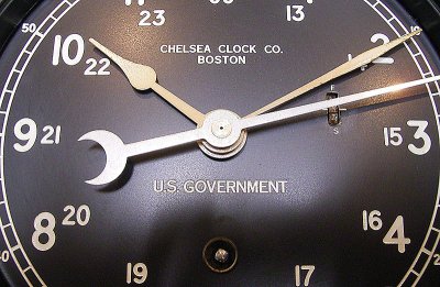 画像2: CHELSEA DECK CLOCK MECHANICAL(MAINSPRING) US.GOVAERMENT 1965'S 