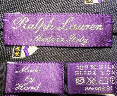 画像3: Ralph Lauren Purple Label SILK Tie パープル・レーベル ネクタイ イタリア製 #1