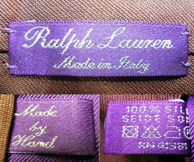 画像3: Ralph Lauren Purple Label SILK Tie パープル・レーベル ネクタイ イタリア製 #4