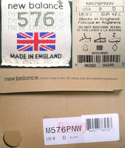 画像2: New Balance M576PNW ニューバランス576　グリーン・スウェード イギリス製 