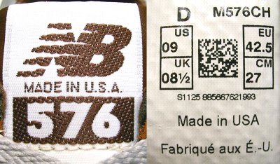画像3: New Balance M576CH ニューバランス 576　チョコレート・ブラウン 本革 USA製