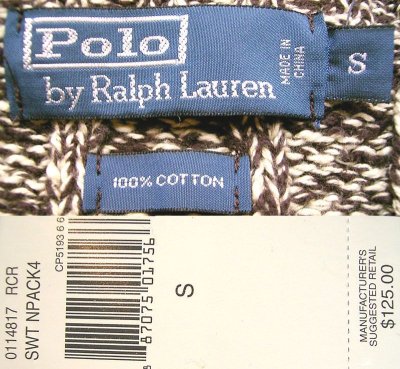 画像3: POLO by Ralph Lauren Mixed Knit Sweater 霜降り糸　コットンニット 茶ミックス