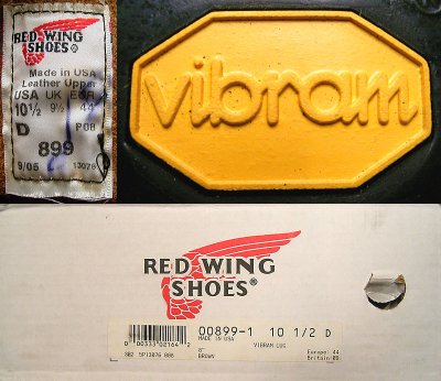 画像3: Deadstock 2005'S RED WING 899-1 Oro-Inginal 10H-D Made in USA 箱付 