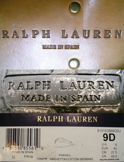 画像3: Ralph Lauren Leather Sandals ラルフ・ローレン 本革サンダル スペイン製