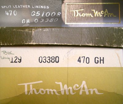 画像3: Deadstock 1970'S Thom McAn129 WING-TIP Shoes Made in USA 黒 箱付