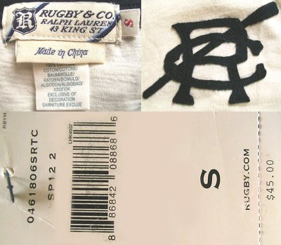 画像3: RUGBY by Ralph Lauren Ringer T  ラグビー・リンガーＴシャツ 100% Cotton