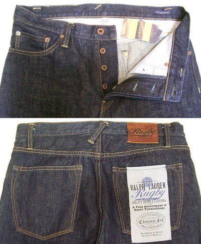 画像2: RUGBY by Ralph Lauren Classic Fit Stright Jeans  One Wash ラグビー ジーンズ