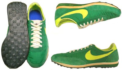 画像2: NIKE Vintage Series ELITE ナイキ エリート ランニング 緑×黄 筆記体 靴袋付 箱ナシ