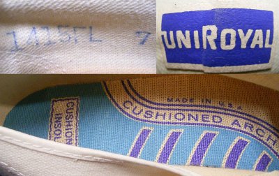 画像3: Deadstock 1970'S UNIROYAL BOAT SHOES MA650 WHITE Made in USA 箱付
