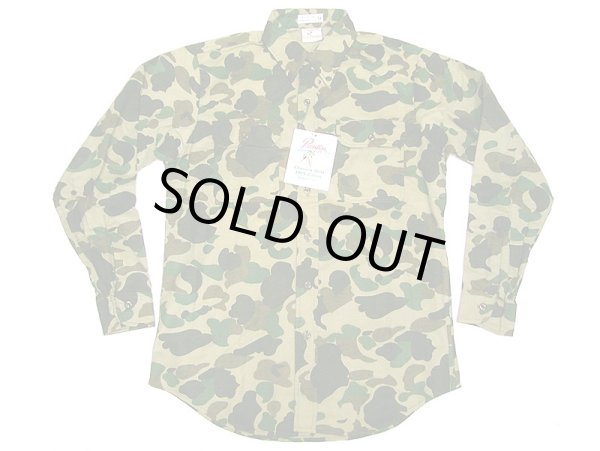 画像1: Deadstock 1980-90'S Prentiss Camouflage Chamois Shirts シャモアシャツ USA製  (1)