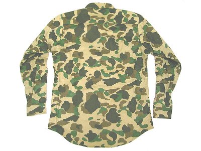 画像1: Deadstock 1980-90'S Prentiss Camouflage Chamois Shirts シャモアシャツ USA製 