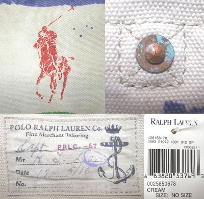 画像3: POLO by Ralph Lauren Marine Canvas Tote Bag ポロ・ラルフ マリーン・ トート 生成