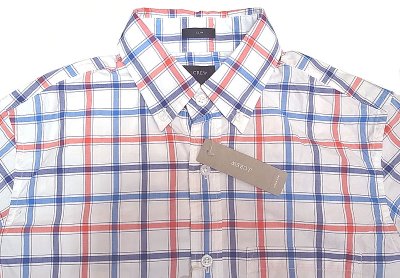 画像2: J.CREW 2-Ply Cotton Gingham B.D Shirts  白×紺×青×赤 ボタン・ダウン