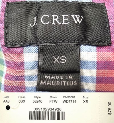 画像3: J.CREW MADRAS B.D Shirts ジェイ・クルー マドラス・チェック ボタン・ダウン #2