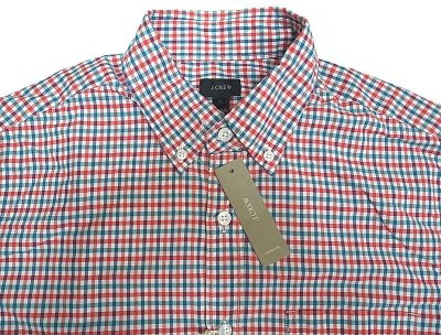 画像2: J.CREW 2-Ply Cotton Gingham B.D Shirts  白×紺×緑×赤 ボタン・ダウン