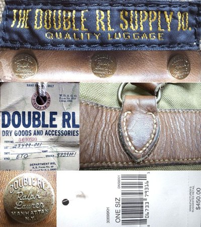 画像3: Double RL(RRL) Garment bag (ダック×本革)ダブルアールエル・ガーメントバッグ