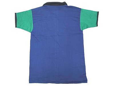 画像1: Deadstock 1980'S Champion Multi-Color 襟付 Tシャツ 綿100% アメリカ製 
