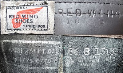 画像3: Deadstock 1984'S RED WING 2218-3 8inch LOGGER BOOT(STEEL TOE) PT83