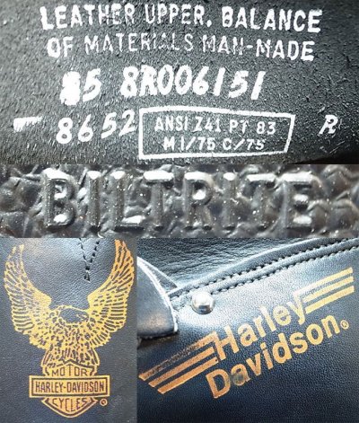 画像3: Deadstock 1980'S HARLEY-DAVIDSON　8652 Engineer Boots(PT83) 箱付 #1
