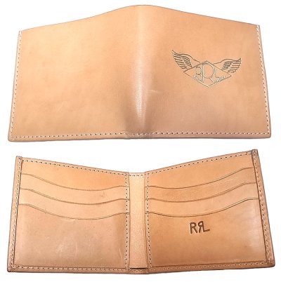 画像2: Double RL(RRL) Saddle Leather Wallet ダブルアール 本革 二折財布 イタリア製