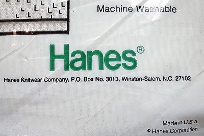 画像3: Deadstock 1980'S Hanes Blend (50/50) Thermal Shirts ヘインズ USA製  袋入