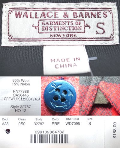 画像3: WALLACE & BARNES by J.Crew Buffalo Plaid CPO Shirts ウォレス＆バーンズ