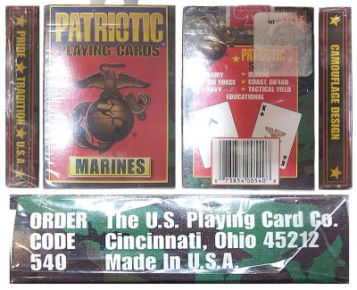 画像2: Deadstock 1990'S PATRIOTIC PLAYING CARDS USMC/ US.AIR.FORCE USA製 