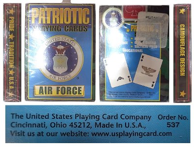 画像3: Deadstock 1990'S PATRIOTIC PLAYING CARDS USMC/ US.AIR.FORCE USA製 
