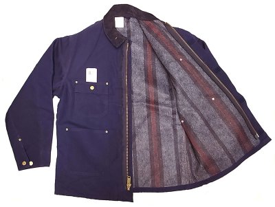 画像1: Deadstock 1989'S Carhartt Duck Blanket-Lined Coat USA製 【100周年記念モデル】 