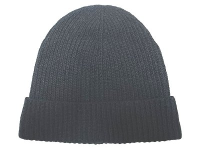 画像1: J.CREW Black Knit Cap  ジェイ・クルー ブラック・ニット キャップ カシミア混ウール