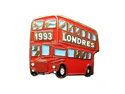 画像1: Vintage Pins（ヴィンテージ・ピンズ）#0016 LONDRES(London Bus) 1993'S France 