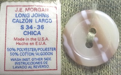 画像3: Deadstock 1990'S J.E.MOAGAN LONG JONNS Henley Thermal カモ USA製  袋入