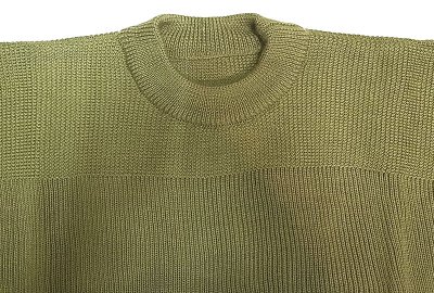 画像2: Deadstock 1980-90'S Italian Military Sweater イタリア軍クルーセーター カーキ