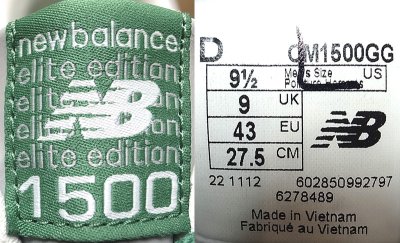 画像3: New Balance CM1500GG (Green×Gary)  Elite Edition1500 USA限定 箱付 