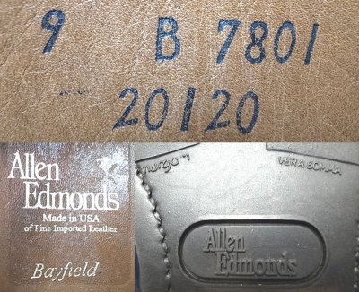 画像3: Allen Edmonds Bayfield Stright-Tip Boots Black Calf×Rubber Sole USA製 箱付