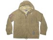 画像1: POLO by Ralph Lauren Waxed Fabric Zip-Up  Mountain Parka JK Khaki Brown  (1)