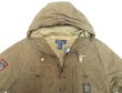 画像2: POLO by Ralph Lauren Waxed Fabric Zip-Up  Mountain Parka JK Khaki Brown  (2)