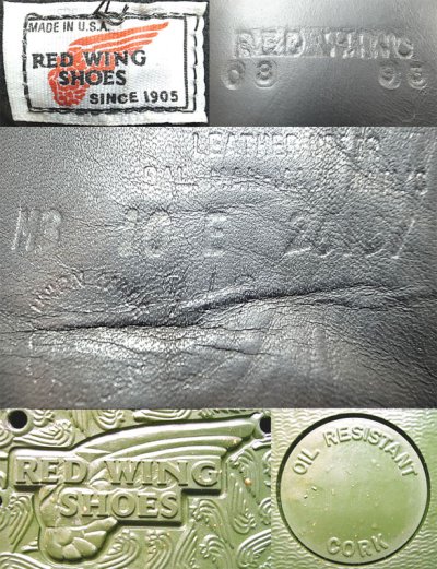 画像3: Deadstock 1993'S RED WING 919-1 LOGGER Boots 黒ロガーUSA 製 箱付