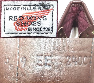 画像3: Deadstock 1999-2002'S RED WING 618 Thinsulate 茶ロガー Made in USA 箱付 