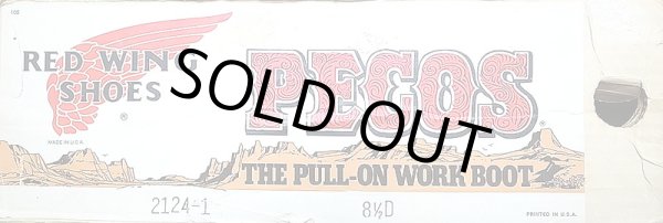 画像2: Deadstock 1984'S RED WING 2124-1 Pecos Boots Brown Mustang USA製 箱付 (2)