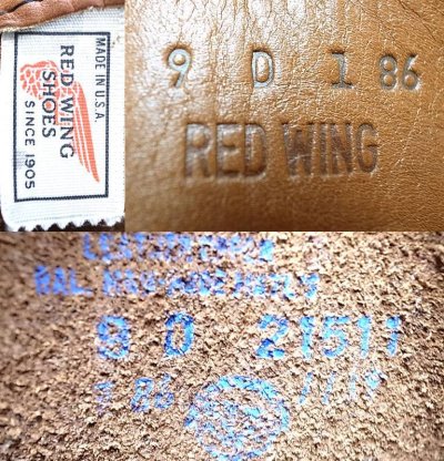 画像3: Deadstock 1986'S RED WING 1119 Pecos Boots Brown Norseman USA製 箱付