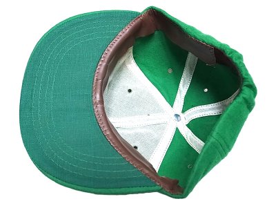 画像2: Deadstock 1960-70'S  Felt (Wool×Rayon) Baseball Cap 緑 Made in USA