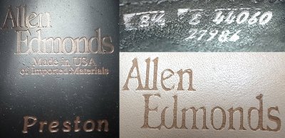 画像3: Allen Edmonds Preston Venetian Loafer Black×Leather Sole USA製 箱付