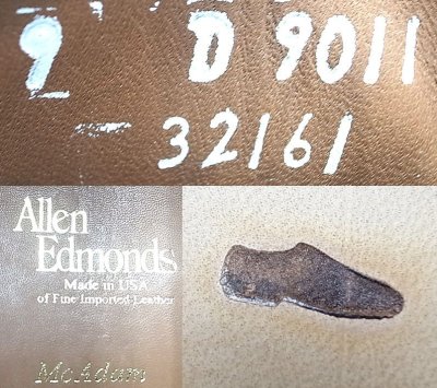 画像3: Allen Edmonds Macadam Wing-Tip Boots Rubber Tap Leather Sole USA製 箱付
