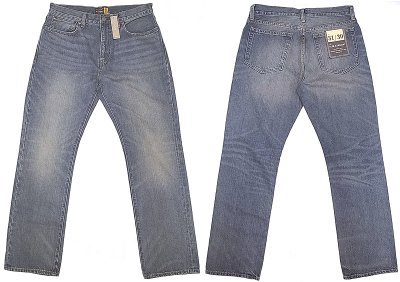 画像1: J.CREW SLIM STRAIGHT JEANS Vintage加工 ジェイ・クルー スリム・ストレート