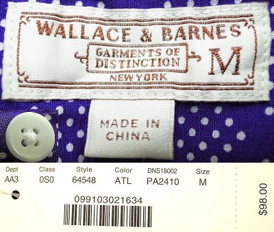画像3: WALLACE & BARNES by J.Crew Bandana Print Shirts ウォレス＆バーンズ