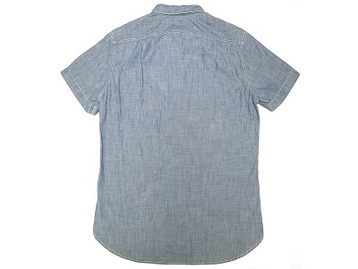画像1: J.CREW SPTG Blue Chambray H/S Shirts ヴィンテージ加工 半袖シャンブレー