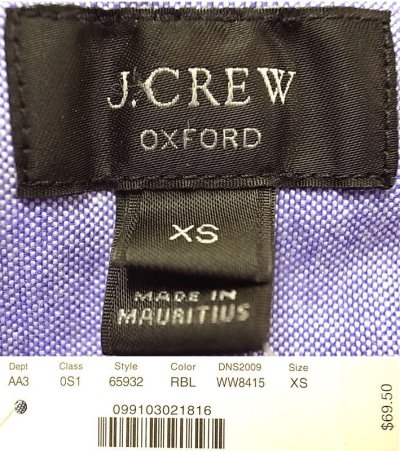 画像3: 【期間限定35%OFF】J.CREW Oxford Pull-Over B.D Shirts 半袖 ボタンダウン青 #1