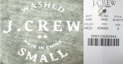 画像3: J.CREW Washed Pokect T-Shirts 2tone ジェイ・クルー ポケT  杢灰×チャコール